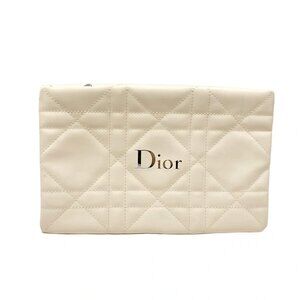 Dior Parfums Light Pink Silver Polyurethane Pouch bran-122-091025